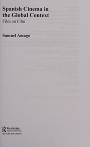 Front cover of Spanish Cinema in the Global Context by Samuel Amago