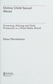 Front cover of Online child sexual abuse by Elena Martellozzo