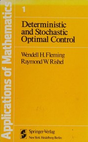 Cover of Deterministic and Stochastic Optimal Control by Wendell H. Fleming