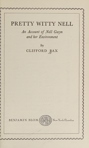 Cover of Pretty witty Nell by Clifford Bax