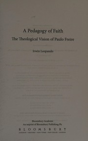 Front cover of Pedagogy of Faith by Irwin Leopando