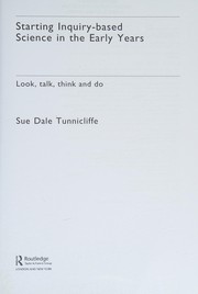 Cover of Starting Inquiry Based Science in the Early Years by Sue Dale Tunnicliffe