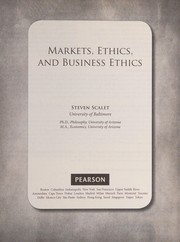 Front cover of Markets, Ethics, and Business Ethics by Steve Scalet