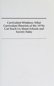 Front cover of Curriculum windows by Thomas S. Poetter