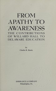 Front cover of From apathy to awareness by Charles R. Harris
