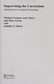 Cover of Improvising the Curriculum by Michael Corbett