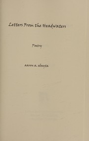 Cover of Letters from the Headwaters by Aaron Abeyta