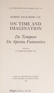Cover of De tempore by Robert Kilwardby