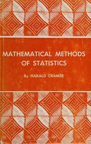 Front cover of Mathematical Methods of Statistics by Harald Cramér
