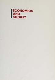 Front cover of Economics and society by Leonard W. Weiss