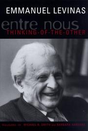 Cover of Entre Nous by Emmanuel Levinas