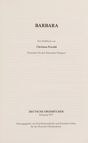 Cover of Barbara by Christian Petzold