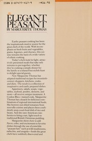 Cover of The elegant peasant by Marguerite Thomas