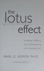 Front cover of The Lotus effect by Pavel G. Somov