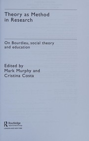 Cover of Theory As Method in Research by Mark Murphy