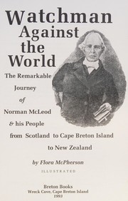 Cover of Watchman against the world by Flora McPherson