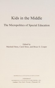 Front cover of Kids in the middle by Marshall Strax