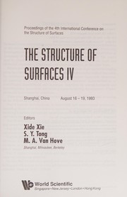 Front cover of The structure of surfaces IV by International Conference on the Structure of Surfaces (4th 1993 Shanghai, China)