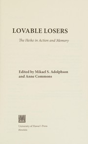 Cover of Lovable Losers by Mikael S. Adolphson