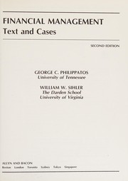 Cover of Financial management by George C. Philippatos