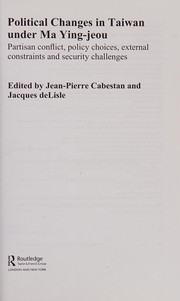 Front cover of Political Changes in Taiwan under Ma Ying-Jeou by Jean-Pierre Cabestan