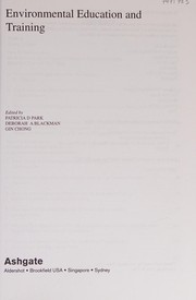 Front cover of Environmental education and training by Patricia D. Park