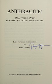Cover of Anthracite! by Philip Mosley