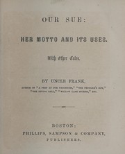 Cover of Our Sue by Francis C. Woodworth