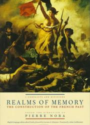 Front cover of Les lieux de mémoire by Maurice Agulhon