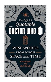 Front cover of Official Quotable Doctor Who by Cavan Scott