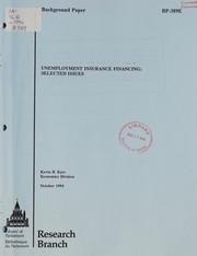 Front cover of Unemployment insurance financing by Kevin B. Kerr