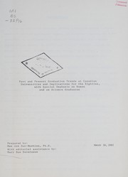 Front cover of Past and present graduation trends at Canadian universities and implications for the eighties, with special emphasis on women and on science graduates by Max Von Zur-Muehlen
