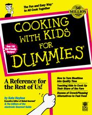 Front cover of Cooking with Kids for Dummies by Kate Heyhoe