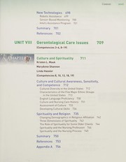 Front cover of Gerontological nursing by Kristen L. Mauk