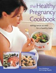 Front cover of Healthy pregnancy cookbook by Jane Middleton