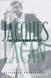Cover of Jacques Lacan by Élisabeth Roudinesco