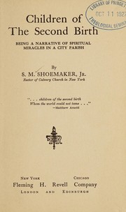 Front cover of Children of the second birth by Samuel M. Shoemaker