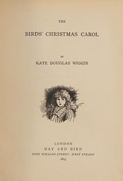 Front cover of The birds' Christmas carol by Kate Douglas Wiggin