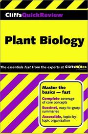Front cover of Plant Biology (Cliffs Quick Review) by Patricia J. Rand