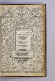 Cover of The cosmographical glasse, conteinyng the pleasant principles of cosmographie, geographie, hydrographie, or nauigation by William Cuningham