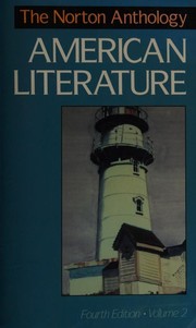 Cover of The Norton Anthology of American Literature -- Fourth Edition -- Volume 2 by Nina Baym