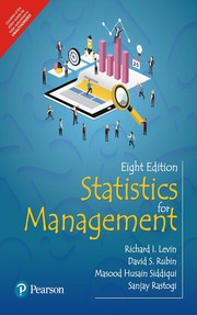 Cover of Statistics for management by Richard I. Levin & David S. Rubin