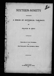 Front cover of Sixteen-ninety by Francis W. Grey
