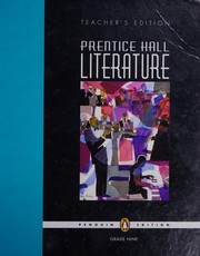Front cover of Prentice Hall Literature --  Grade Nine by Kate Kinsella