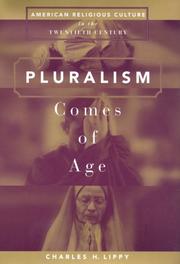 Front cover of Pluralism Comes of Age by Charles H. Lippy