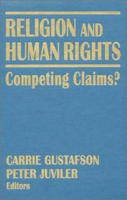 Front cover of Religion and human rights by Peter Juviler