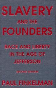 Front cover of Slavery and the founders by Paul Finkelman