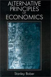 Front cover of Alternative Principles of Economics by Stanley Bober