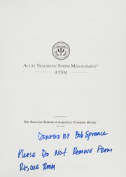Cover of Acute traumatic stress management, ATSM by Mark D. Lerner