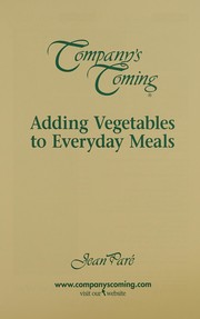 Cover of Adding Vegetables to Everyday Meals by Jean Paré